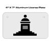 4 X 7 Aluminum License Plate  Thumbnail