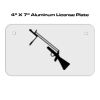 4 X 7 Aluminum License Plate  Thumbnail
