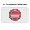4 X 7 Aluminum License Plate  Thumbnail
