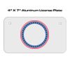 4 X 7 Aluminum License Plate  Thumbnail
