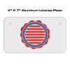 4 X 7 Aluminum License Plate  Thumbnail