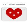 4 X 7 Aluminum License Plate  Thumbnail