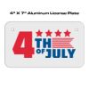 4 X 7 Aluminum License Plate  Thumbnail