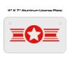 4 X 7 Aluminum License Plate  Thumbnail
