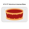 4 X 7 Aluminum License Plate  Thumbnail