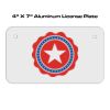 4 X 7 Aluminum License Plate  Thumbnail