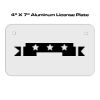 4 X 7 Aluminum License Plate  Thumbnail