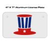 4 X 7 Aluminum License Plate  Thumbnail