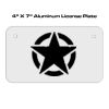 4 X 7 Aluminum License Plate  Thumbnail