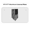 4 X 7 Aluminum License Plate  Thumbnail