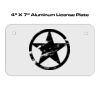 4 X 7 Aluminum License Plate  Thumbnail