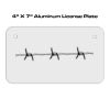4 X 7 Aluminum License Plate  Thumbnail