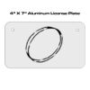 4 X 7 Aluminum License Plate  Thumbnail