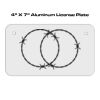 4 X 7 Aluminum License Plate  Thumbnail