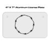 4 X 7 Aluminum License Plate  Thumbnail