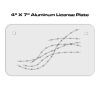 4 X 7 Aluminum License Plate  Thumbnail