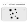 4 X 7 Aluminum License Plate  Thumbnail
