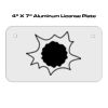 4 X 7 Aluminum License Plate  Thumbnail