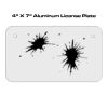 4 X 7 Aluminum License Plate  Thumbnail