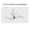 4 X 7 Aluminum License Plate  Thumbnail