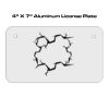 4 X 7 Aluminum License Plate  Thumbnail
