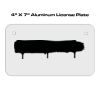 4 X 7 Aluminum License Plate  Thumbnail