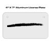 4 X 7 Aluminum License Plate  Thumbnail