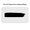4 X 7 Aluminum License Plate  Thumbnail