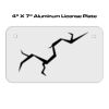 4 X 7 Aluminum License Plate  Thumbnail