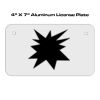 4 X 7 Aluminum License Plate  Thumbnail