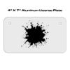 4 X 7 Aluminum License Plate  Thumbnail
