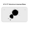 4 X 7 Aluminum License Plate  Thumbnail