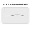 4 X 7 Aluminum License Plate  Thumbnail