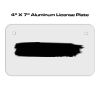 4 X 7 Aluminum License Plate  Thumbnail