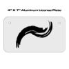 4 X 7 Aluminum License Plate  Thumbnail