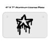 4 X 7 Aluminum License Plate  Thumbnail