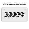 4 X 7 Aluminum License Plate  Thumbnail