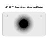 4 X 7 Aluminum License Plate  Thumbnail