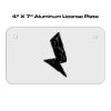 4 X 7 Aluminum License Plate  Thumbnail