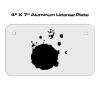 4 X 7 Aluminum License Plate  Thumbnail