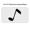 4 X 7 Aluminum License Plate  Thumbnail