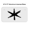 4 X 7 Aluminum License Plate  Thumbnail