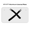 4 X 7 Aluminum License Plate  Thumbnail