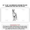 6 X 12 Full Size Aluminum License Plate for Cars and Trucks  Thumbnail