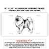 6 X 12 Full Size Aluminum License Plate for Cars and Trucks  Thumbnail