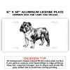 6 X 12 Full Size Aluminum License Plate for Cars and Trucks  Thumbnail