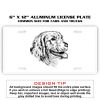 6 X 12 Full Size Aluminum License Plate for Cars and Trucks  Thumbnail