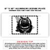 6 X 12 Full Size Aluminum License Plate for Cars and Trucks  Thumbnail