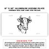 6 X 12 Full Size Aluminum License Plate for Cars and Trucks  Thumbnail