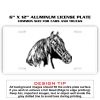 6 X 12 Full Size Aluminum License Plate for Cars and Trucks  Thumbnail